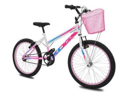 Imagem de Bicicleta Infantil Aro 20 KOG Feminina e Cestinha 