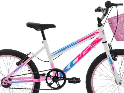 Imagem de Bicicleta Infantil Aro 20 KOG Feminina e Cestinha 