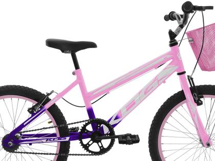 Imagem de Bicicleta Infantil Aro 20 KOG Feminina e Cestinha 