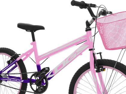 Imagem de Bicicleta Infantil Aro 20 KOG Feminina e Cestinha 