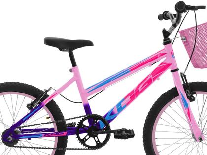 Imagem de Bicicleta Infantil Aro 20 KOG Feminina e Cestinha 