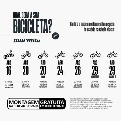 Imagem de Bicicleta Infantil Aro 20 MTB Mormaii Top Lip Grafite