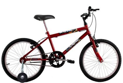 Imagem de Bicicleta Infantil Aro 20 + Rodinha Masculina Passeio Menino