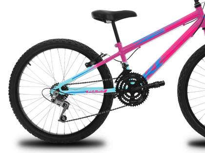 Bicicleta Infantil Aro 24 KOG Feminina 18 Marcha e Cestinha Imagem de Bicicleta Infantil Aro 24 KOG Feminina 18 Marcha e Cestinha