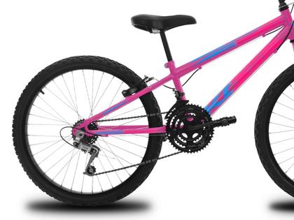 Imagem de Bicicleta Infantil Aro 24 KOG Feminina 18V Cestinha