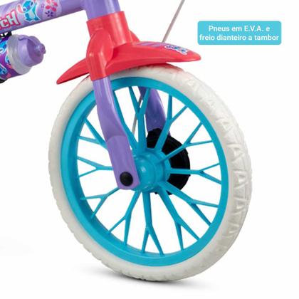 Imagem de Bicicleta Infantil com Rodinhas - Aro 12 - Disney Stitch - Nathor