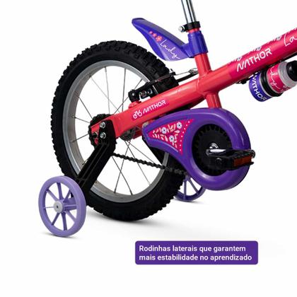 Imagem de Bicicleta Infantil com Rodinhas - Aro 16 - Lady 2 - Nathor