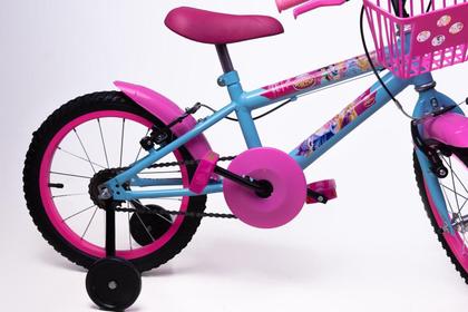 Imagem de Bicicleta Infantil Feminina Aro 16 - Azul - Personagem