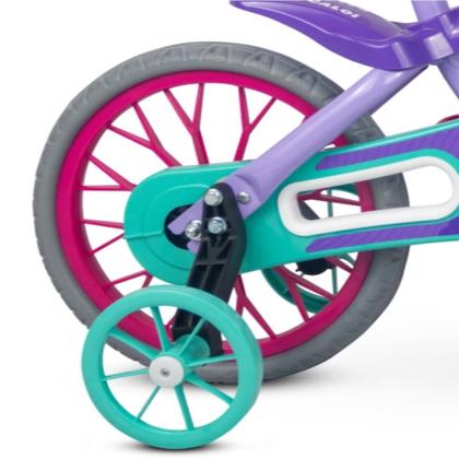 Imagem de Bicicleta Infantil Feminina Cecizinha Caloi Aro 12 Capacete