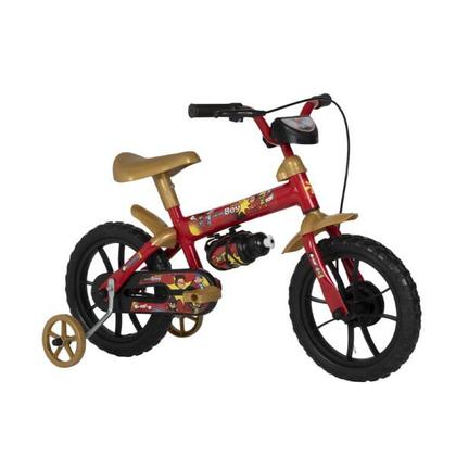 Imagem de Bicicleta Infantil Hero Boy Vermelho com Dourado Aro 12 Verden: Diversão e Estilo para Seu Pequeno Ciclista