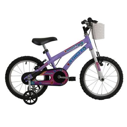 Imagem de Bicicleta Infantil Menina Com Cestinho Baby Girl Aro 16 Athor