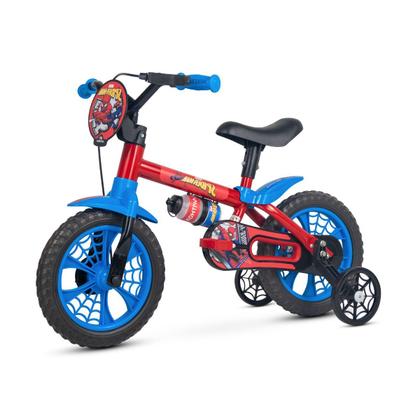Imagem de Bicicleta Infantil Menino Homem Aranha Aro12 Nathor Original