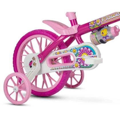 Imagem de Bicicleta infantil nathor Aro 12 com rodinhas criança 3 a 5 anos confortável segura