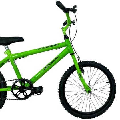 Imagem de Bicicleta Infantil Passeio Aro 20 Masculina Verde Neon