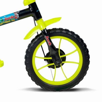 Imagem de Bicicleta Infantil Paty Preto e Verde - Aro 12 - Nathor