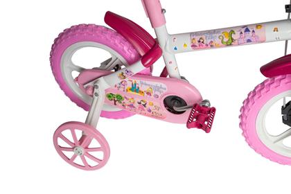 Imagem de Bicicleta Infantil Princesinhas Aro 12 Styll Baby para menina rosa princesa