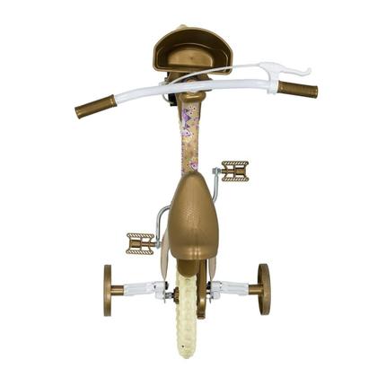 Imagem de Bicicleta Infantil Track Aro 12 em Aço com Rodinhas e Cestinha Arco Íris DB