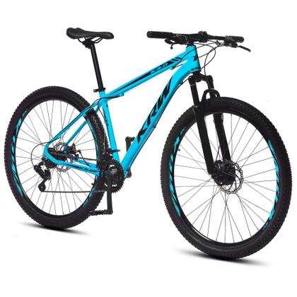 Imagem de Bicicleta KRW Aro 29 Alumínio 21 Velocidades MTB Shimano TZ Freio a Disco Suspensão Dianteira S21