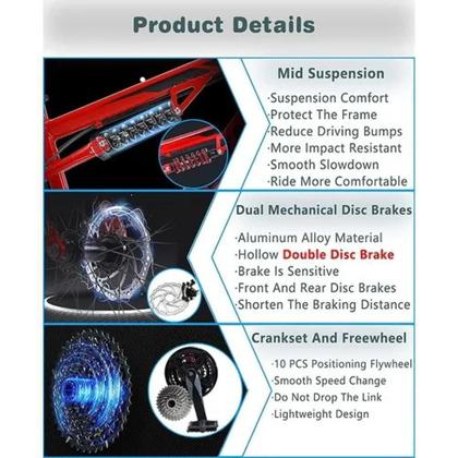 Imagem de Bicicleta Montanha Adulto 26 30 Velocidades - ul