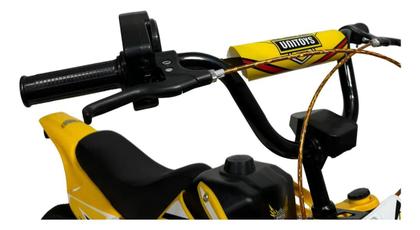 Imagem de Bicicleta Moto Cross Infantil aro 16 Amarela Unitoys