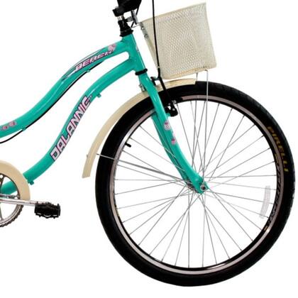 Imagem de Bicicleta para menina Aro 20 Beach cor Azul Turquesa