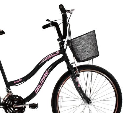 Imagem de Bicicleta Passeio Feminina Aro 26 Confortavel 18 Marchas