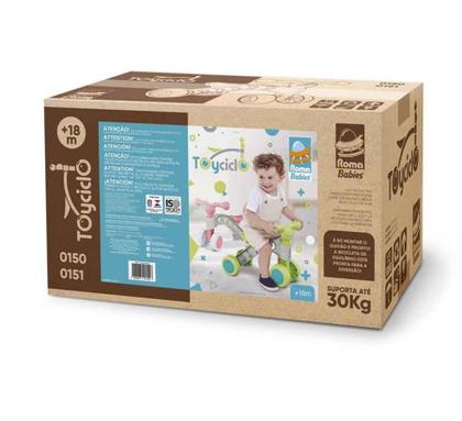 Imagem de Bicicleta Quadriciclo Toyciclo - Equilíbrio 4 Rodas - Roma