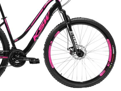 Imagem de Bicicleta Rebaixada Feminina 29 KSW 21V Shimano Freio Disco