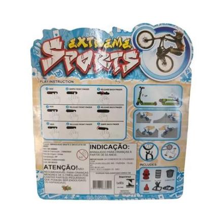 Bicicleta+ Skate De Dedo - Extreme Super Power - H Kids