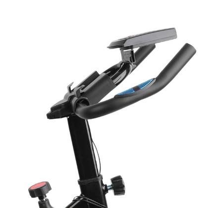 Imagem de Bicicleta Spinning Ergométrica EvoPro Mecânica Roda de Inércia Suporta até 130kg Potência e Desempenho  Mile Fitness