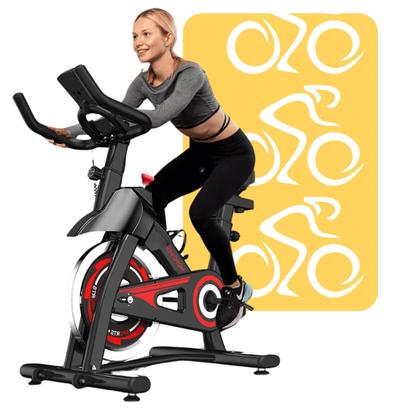 Imagem de Bicicleta Spinning Ergométrica Para Exercício Profissional com Monitor suporta até 150kg Academia 1.90m