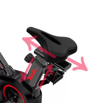 Imagem de Bicicleta Spinning Ergométrica Para Exercício Profissional com Monitor suporta até 150kg Academia 1.90m