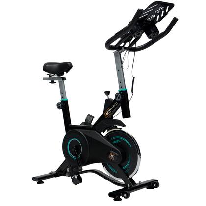 Imagem de Bicicleta Spinning WCT Fitness 6Kg Roda de Inércia Cor Preto e azul