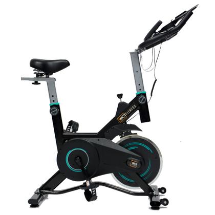 Imagem de Bicicleta Spinning WCT Fitness 6Kg Roda de Inércia Cor Preto e azul