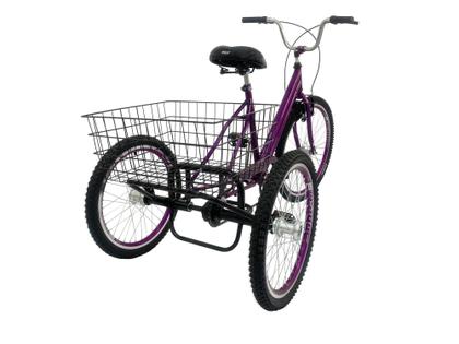 Imagem de Bicicleta Triciclo Luxo Aro 26 Completo Rebaixado
