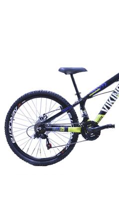 Imagem de Bicicleta Vikingx Aro 26 Câmbios 21V Importado Aero Preto Amarelo