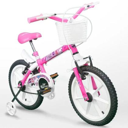 Imagem de BicicletaTrack & Bikes Pinky Infantil, Aro 16, Rosa