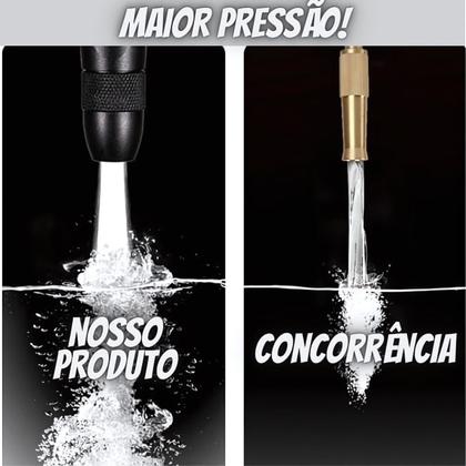 Imagem de Bico Alta Pressão Para Mangueira 3 Em 1 Limpeza Pesada