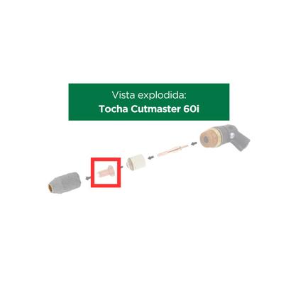 Imagem de Bico corte plasma 60a thermal 9-8252 cutmaster esab 0731678