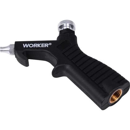 Imagem de Bico De Ar Para Limpeza Corpo Plastico Com Botão 462497 Worker