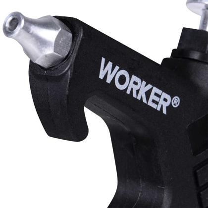 Imagem de Bico De Ar Para Limpeza Corpo Plastico Com Botão 462497 Worker