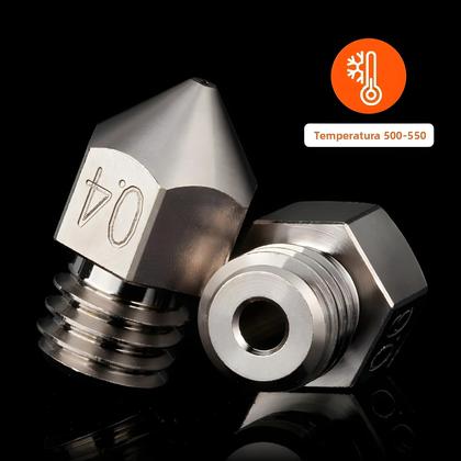 Imagem de Bico De Cobre Platinado Trianglelab Swiss MK8 De Alta Performance Para Impressora 3D CR10 Ender3