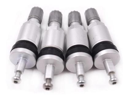 Imagem de Bico De Sensor Pneu Válvula Metal Tpms Roda Bico Pito 4Pçs