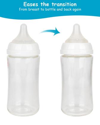 Imagem de Bico de Silicone XUNICUTE Tamanho G Fluxo Rápido Pacote com 6