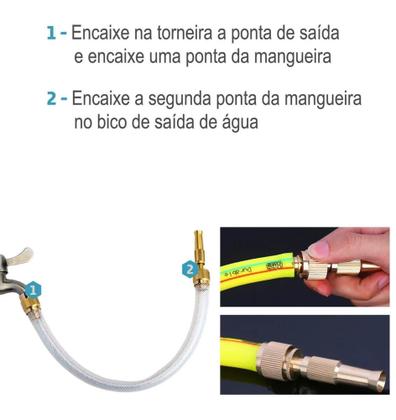 Imagem de Bico Esguicho Bocal De Mangueira Pistola De Alta Pressão - BOMDER
