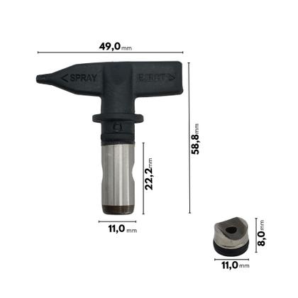 Imagem de Bico Leque 415 20 a 25cm 038mm Compatível com Airless Vonder MPA120