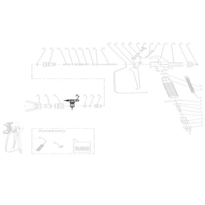 Imagem de Bico Leque 415 20 a 25cm 038mm Compatível com Airless Vonder MPA120