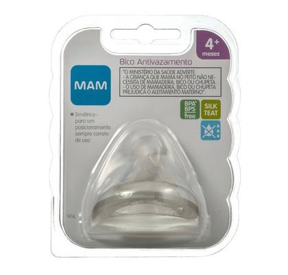 Imagem de Bico Mamadeira Mam Antivazamento Fluxo Rápido 4m+