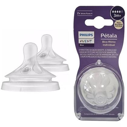 Imagem de Bico Mamadeira Pétala 3.0 Fluxo Nº4 - 3m+ Philips Avent