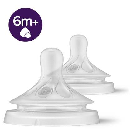Imagem de Bico Mamadeira Philips Avent Pétala 3 Tamanho nº 6 2 Unidades